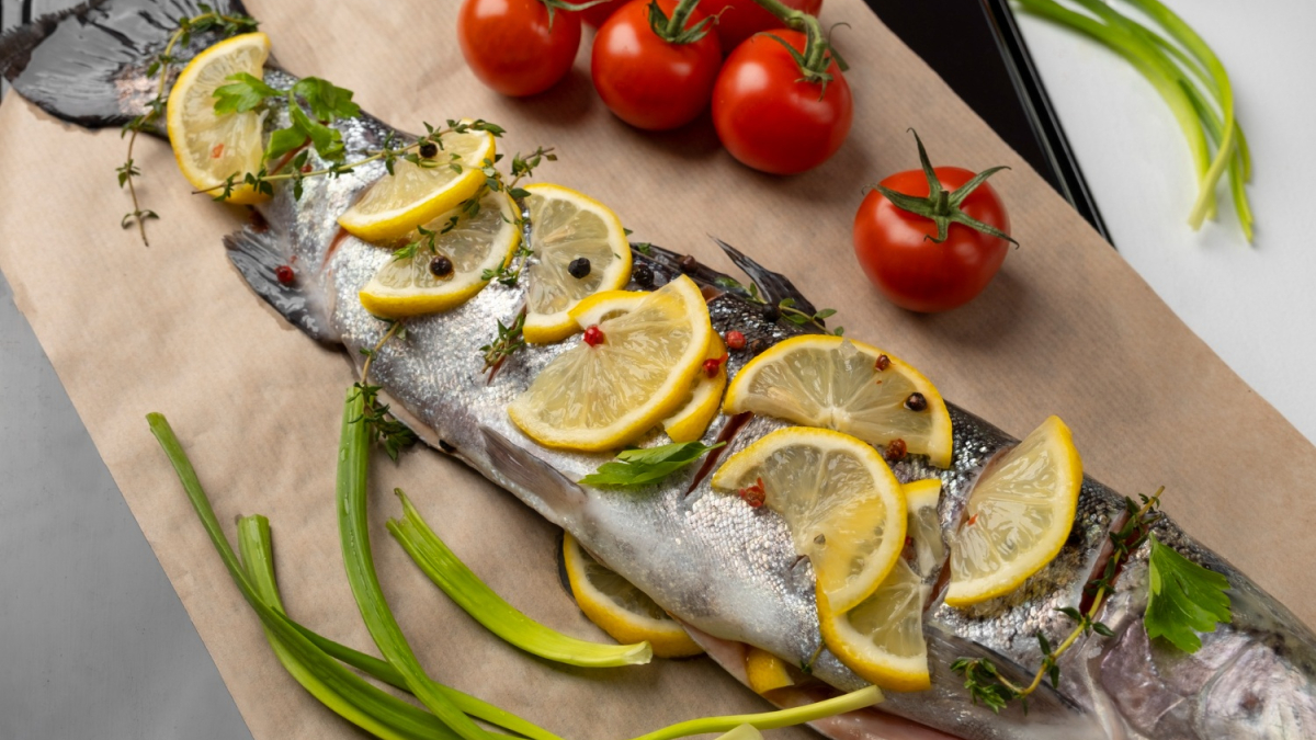 рыба под лимоном