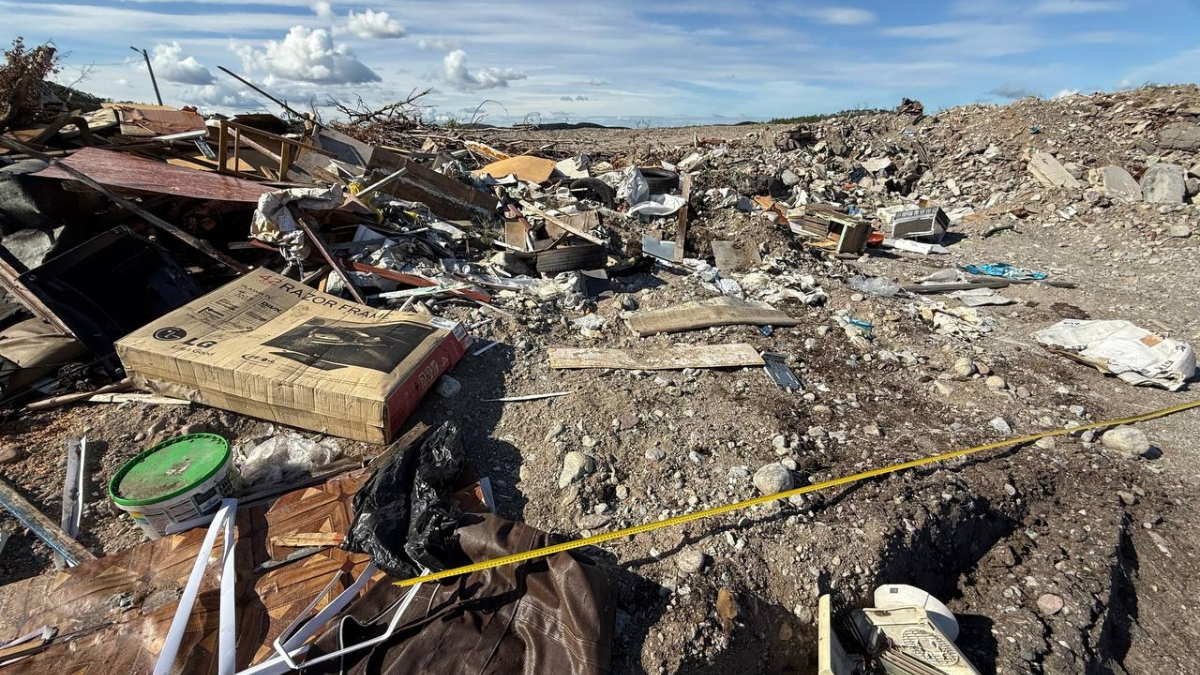Свалка мусора в Видяево
