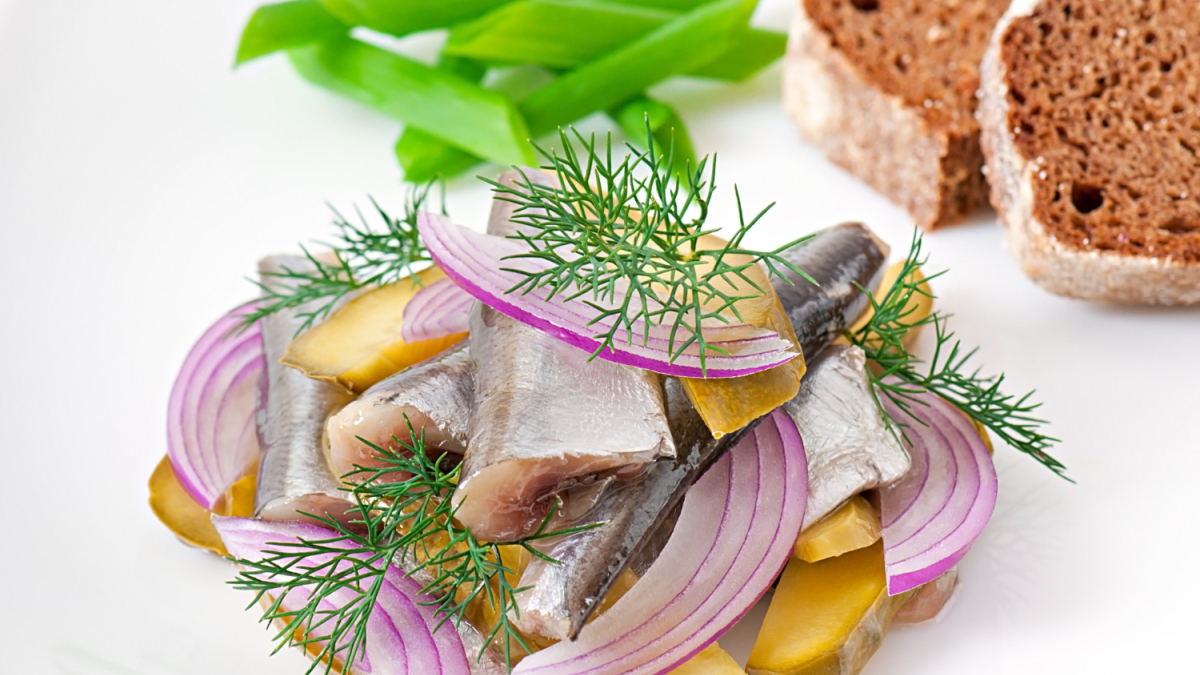 Бутерброд из селедки