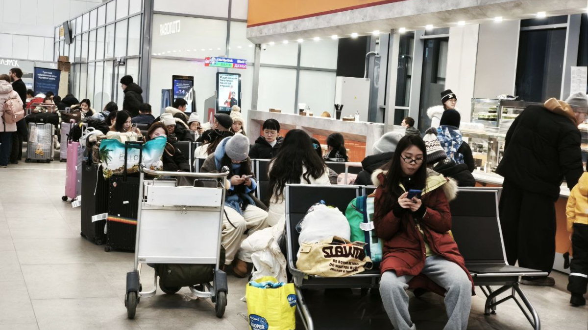 Китайцы в аэропорту