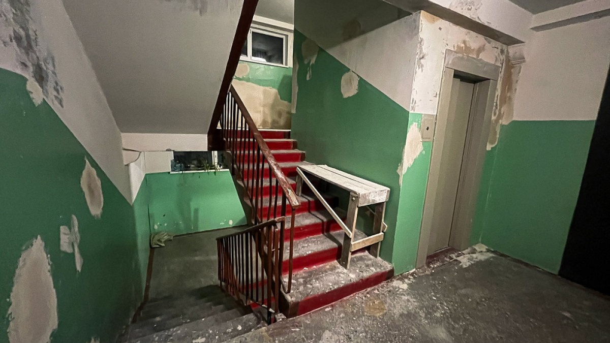 ремонт в подъезде