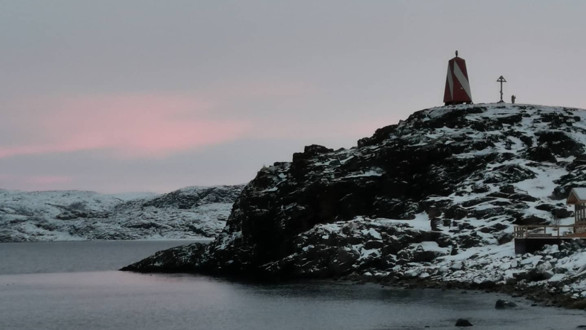 Териберка в снегу