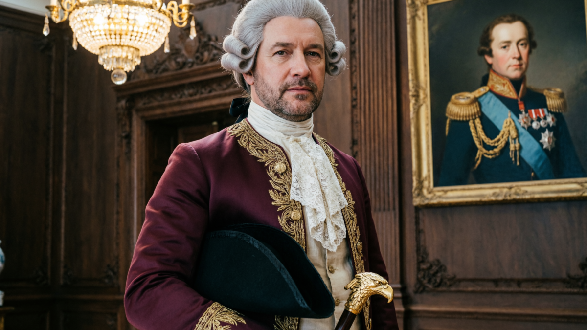 аристократ во дворце