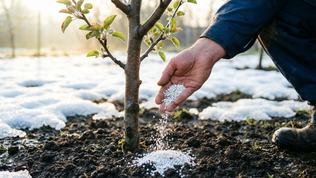 Удобрение дерево весной