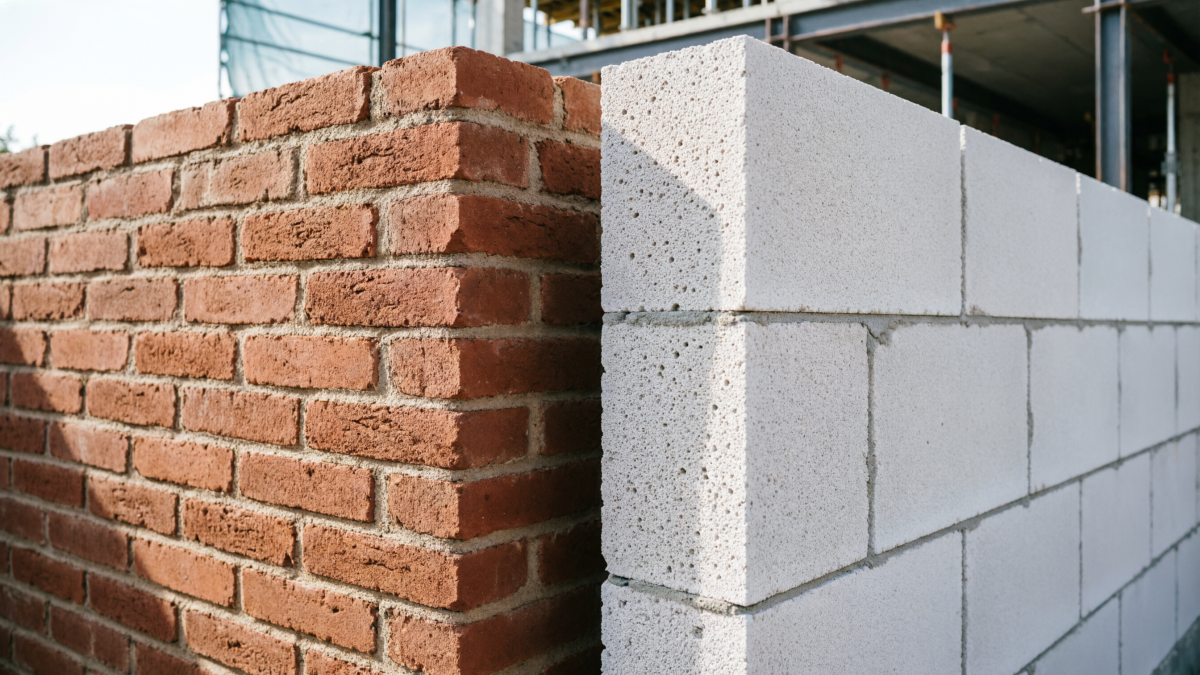 Кирпич и газобетон