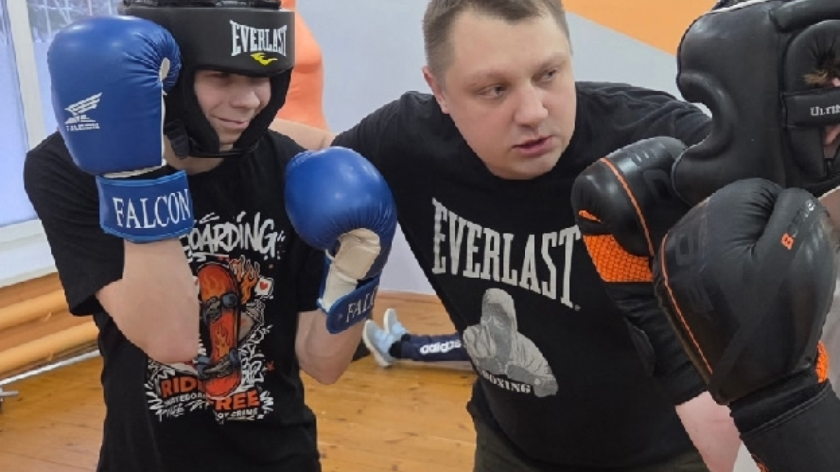 Дети боксируют