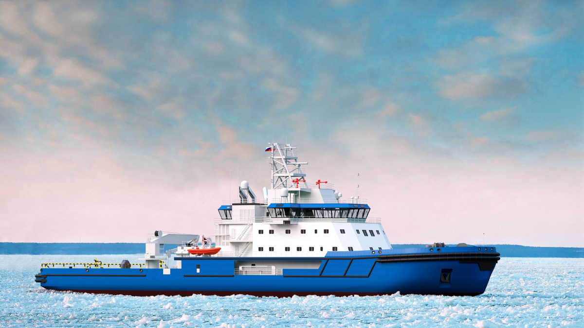 У ледокола будет укрепленная носовая часть