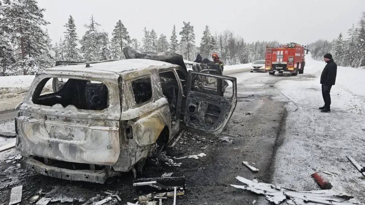 Последствия ДТП под Апатитами