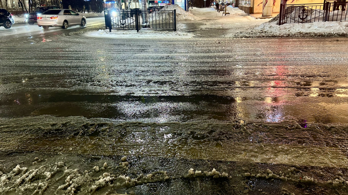 Слякоть в Мурманске