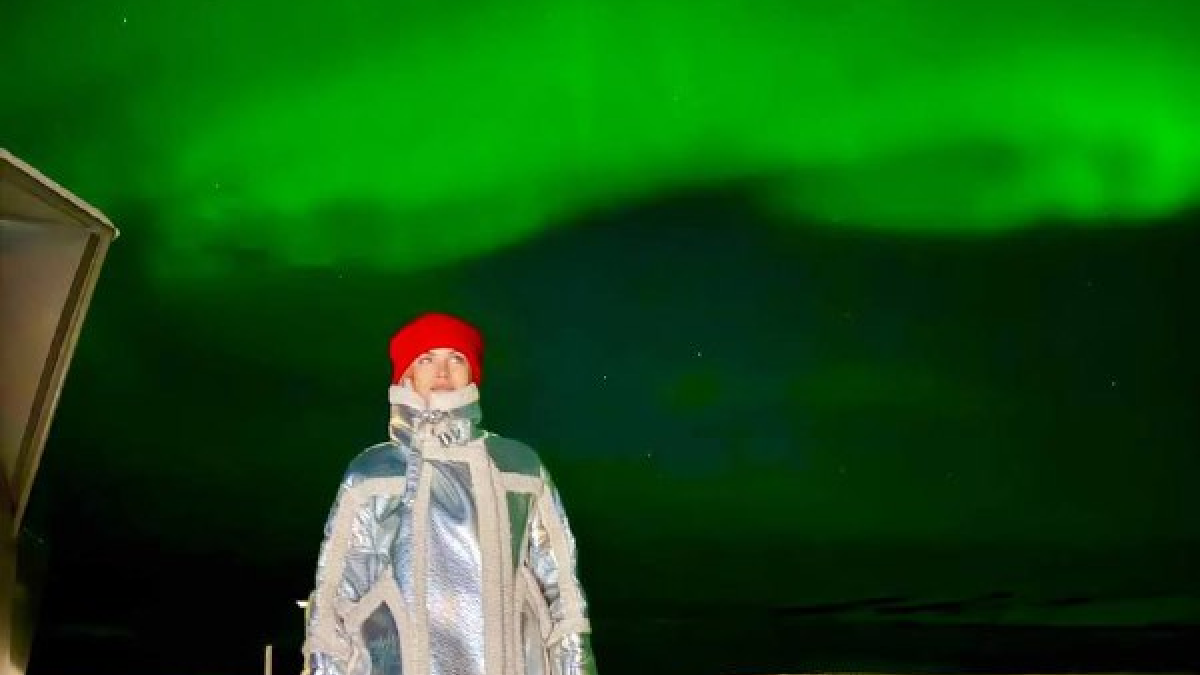 Андреева и северное сияние