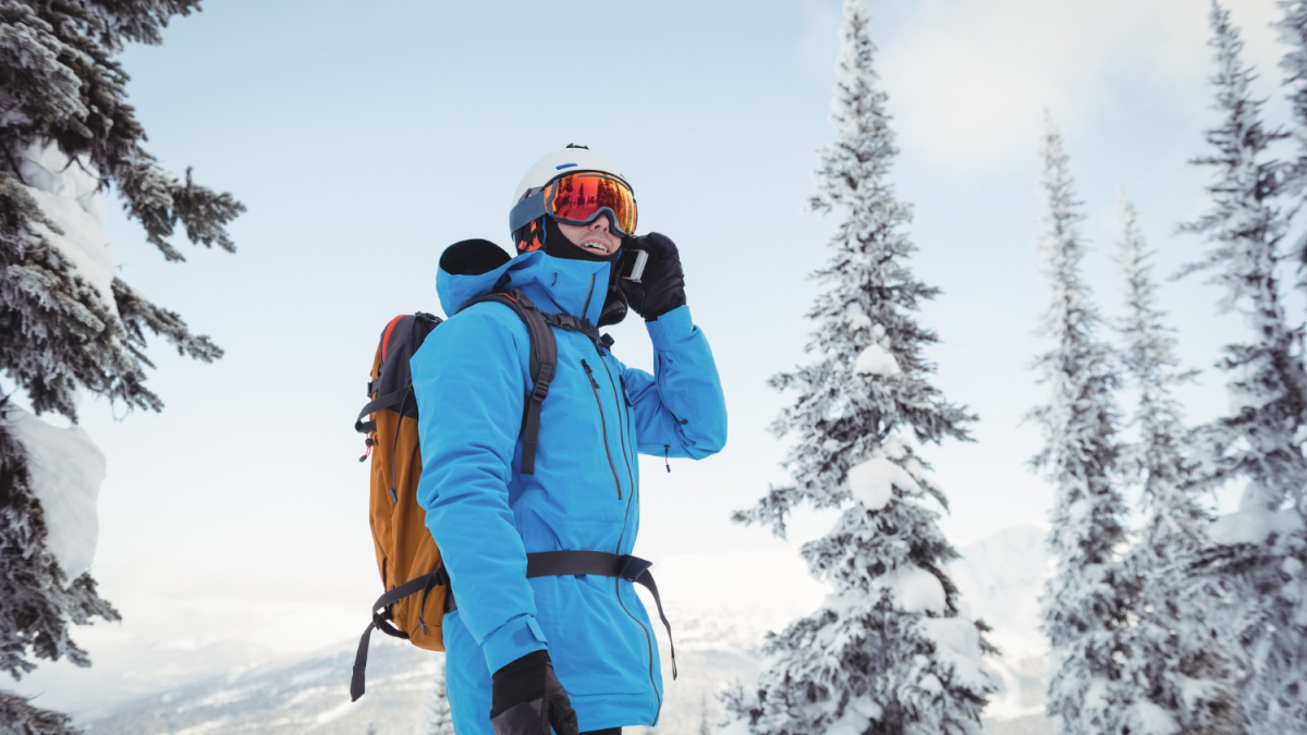 Турист на севере