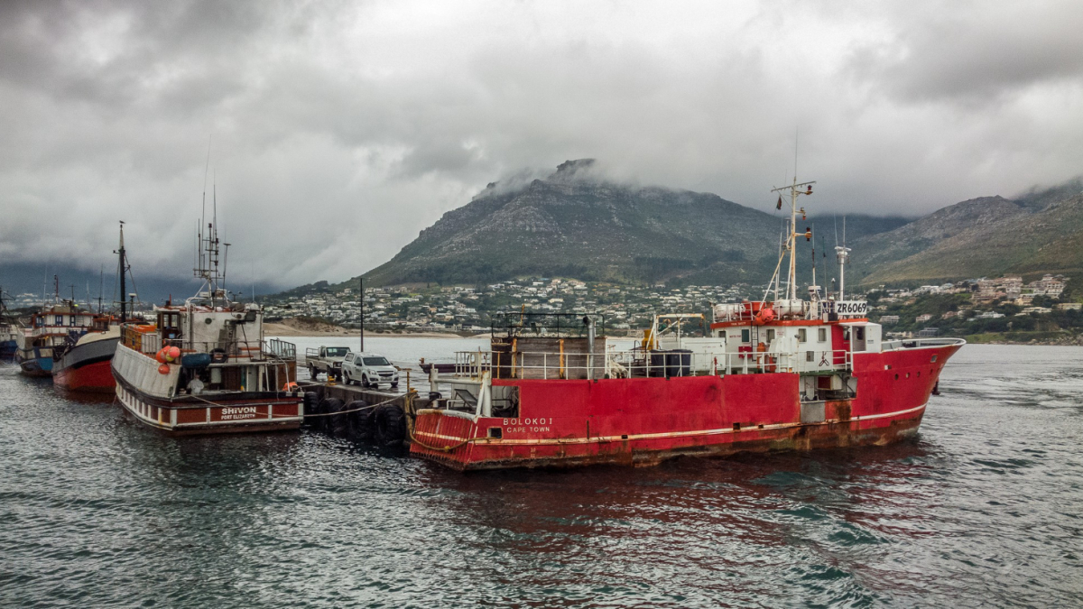 рыболовецкое судно в порту