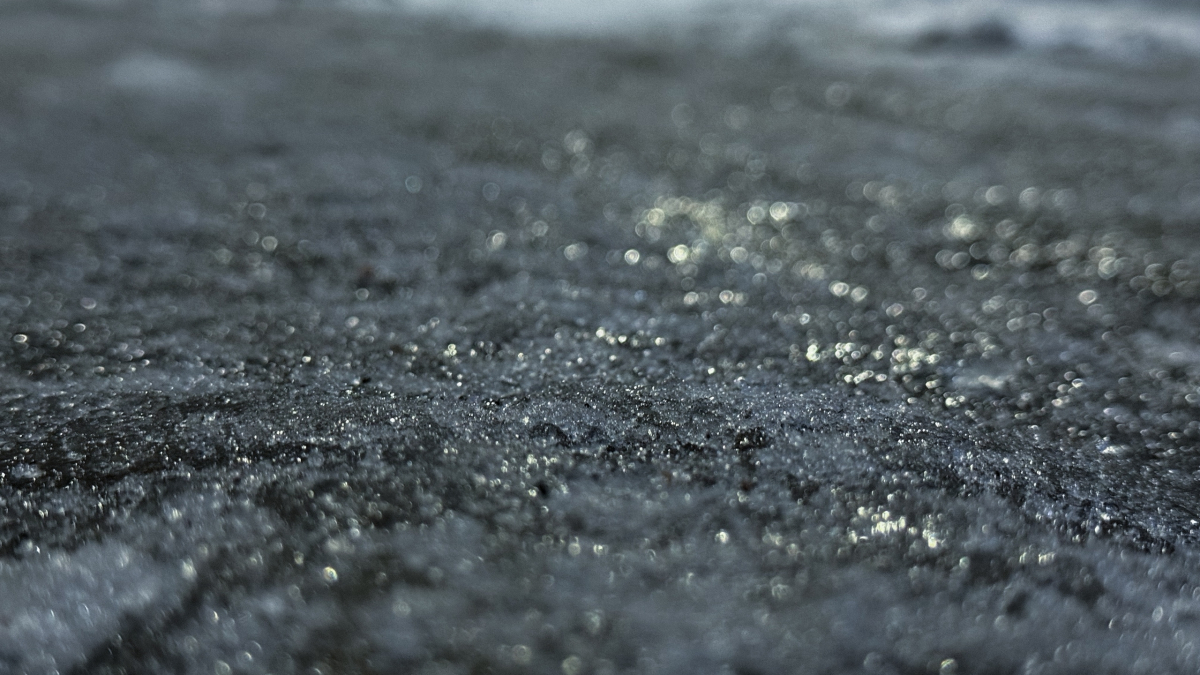 Лед на дороге