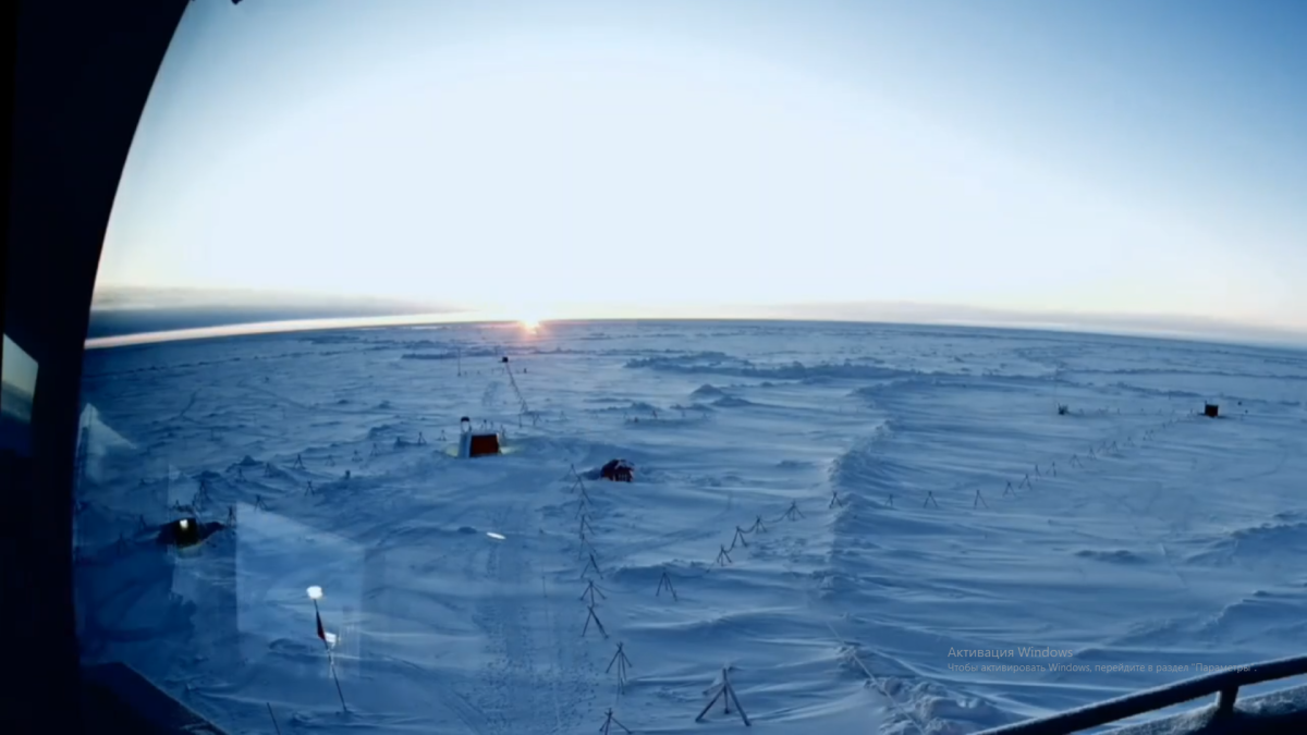 солнце арктика весна полюс