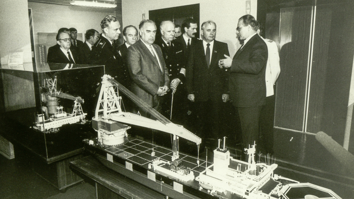 Михаил Горбачев в Мурманске