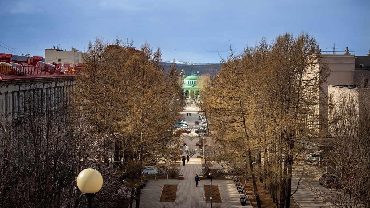 весенний Мурманск