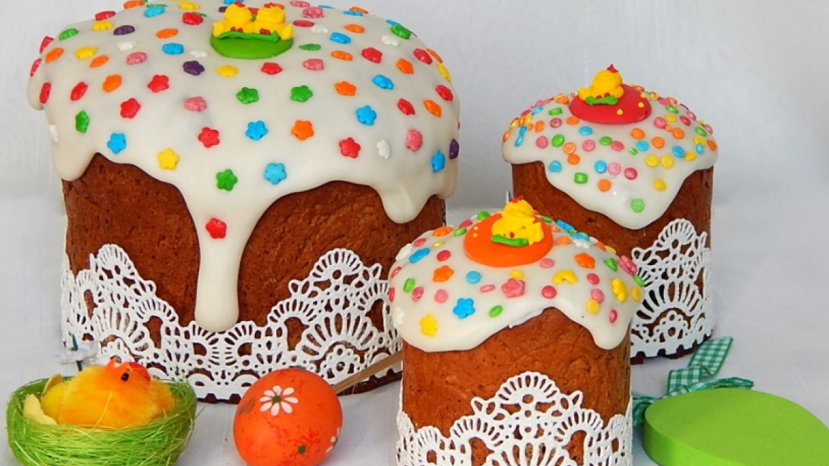 Пасхальный творожный кулич