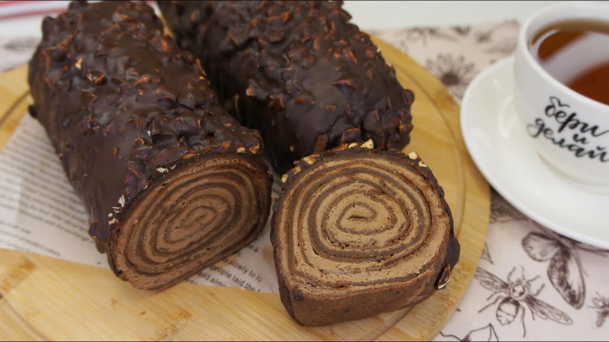 Шоколадный рулет