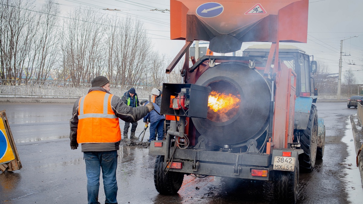 ямочный ремонт автомобильной дороги