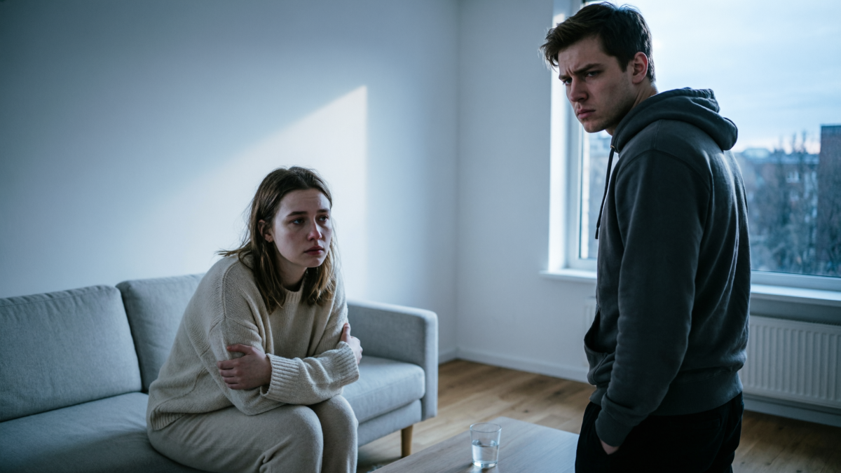 Пара в ссоре