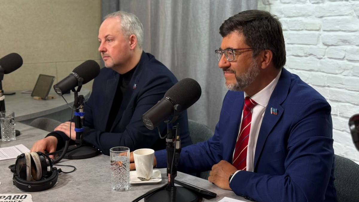 Никора и Иванов в студии Большого Радио