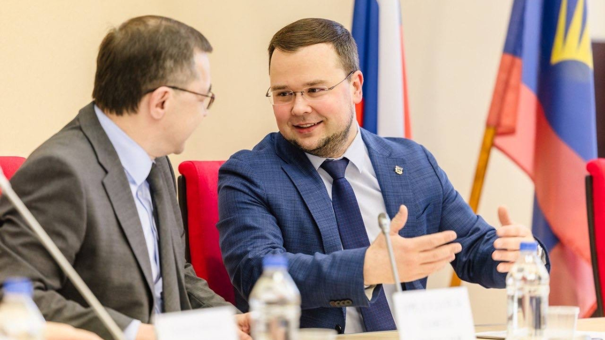 Иван Лебедев на заседании Горсовета