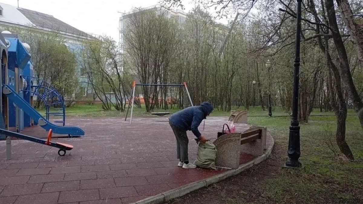 Уборка мусора