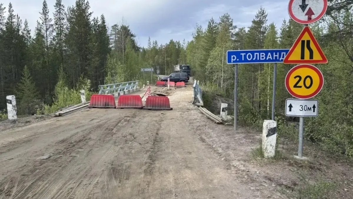 Мост через реку Толванд