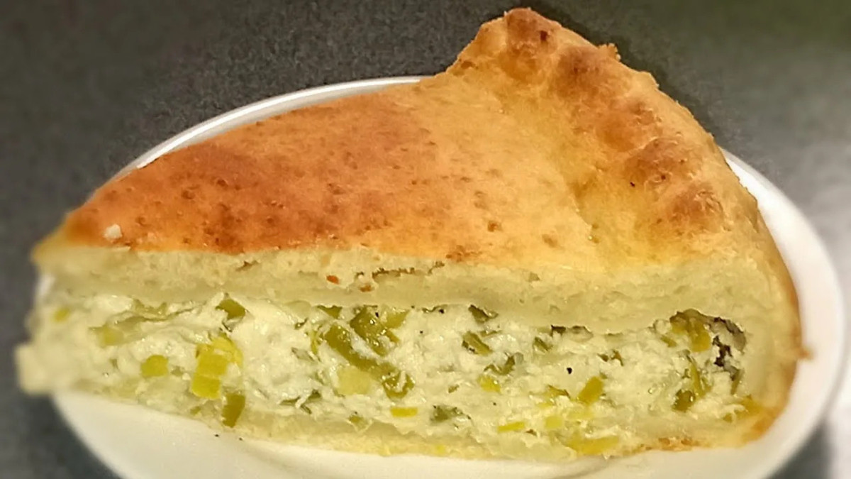 пирог с сыром и луком
