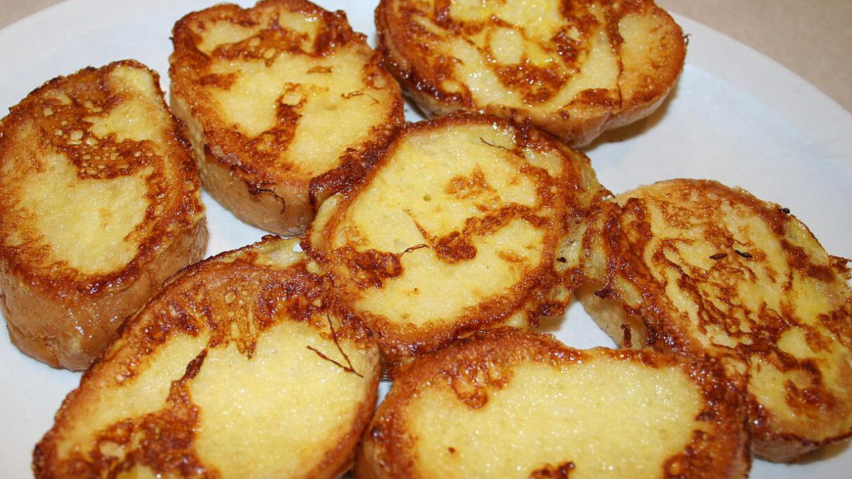 гренки с яйцом