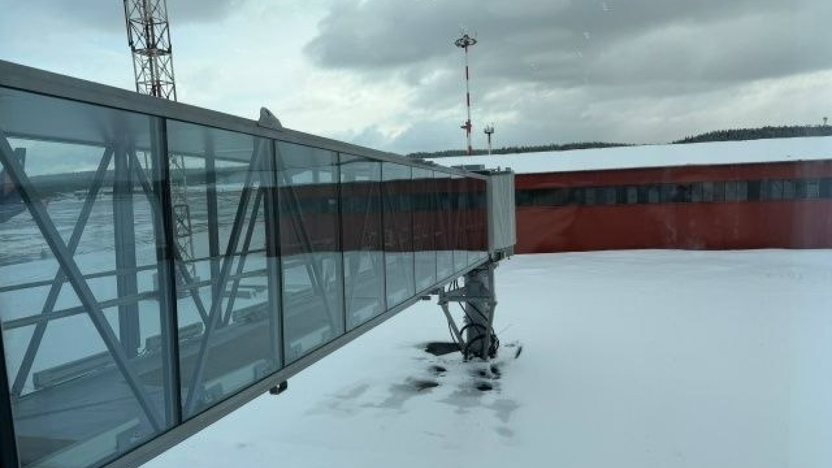 Телетрап в аэропорту Мурманск