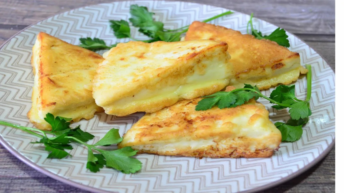 Жареный сыр по-кавказски