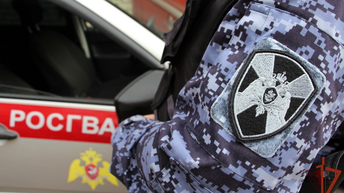 нашивка на рукаве росгвардейца