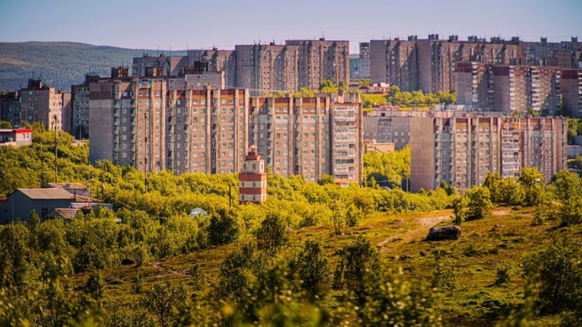 Вид на город