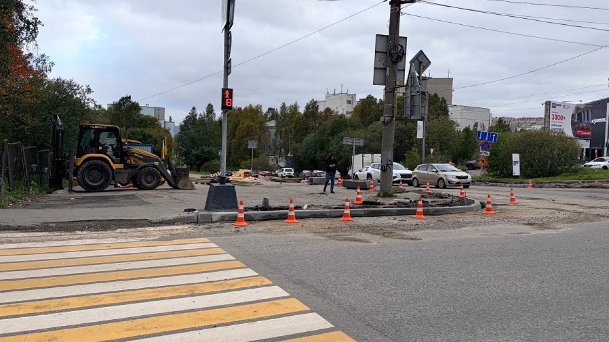 ремонт дороги в городе