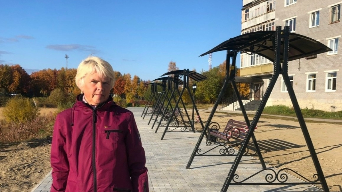 Северянка в куртке
