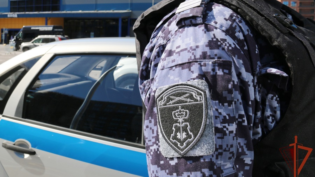 нашивка Росгвардия на рукаве