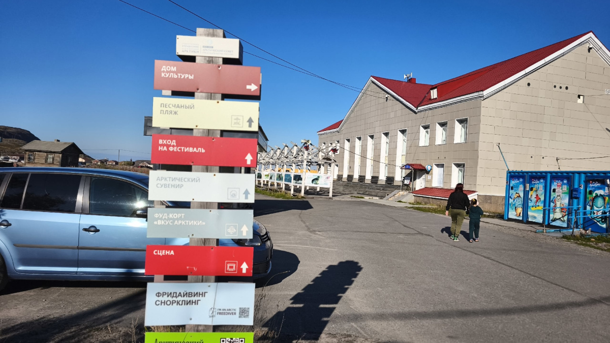 Указатель в Териберке