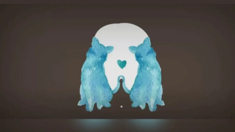 неясный силуэт животного