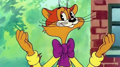 Кот в мультфильме