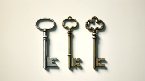 три разных ключа