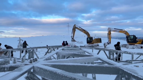 Восстановление ЛЭП под Мурманском