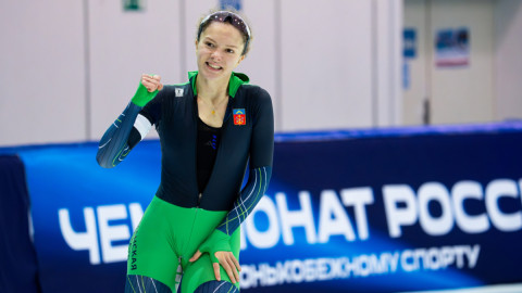 Ксения Коржова на льду