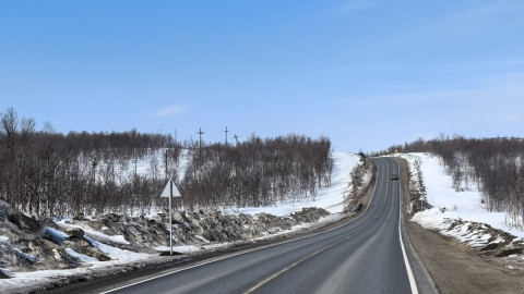 Дорога в Мурманской области