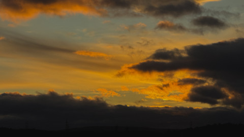 Закат в Мурманской области