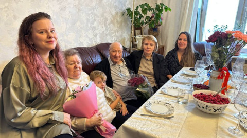 Застолье ветерана