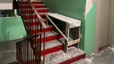 ремонт в подъезде