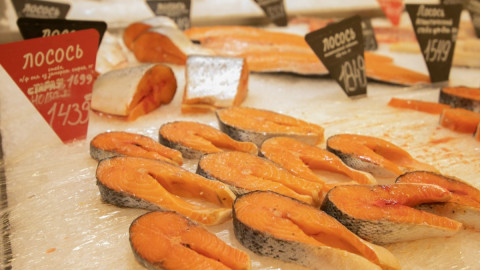 Рыба в магазине