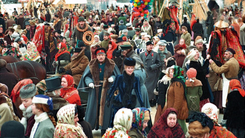 Кадр из&nbsp;фильма &laquo;Сибирский цирюльник&raquo;