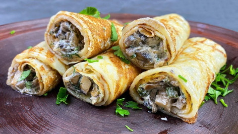 блины с начинкой